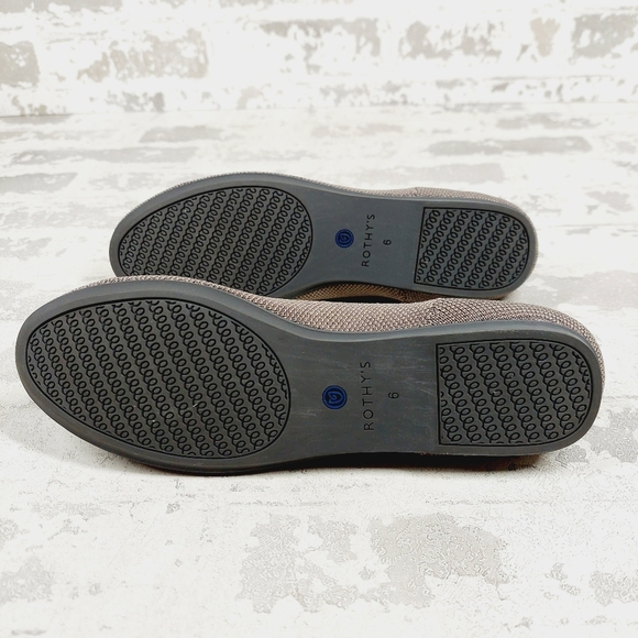 New Rothy's The Loafer Mocha Knit Round Toe Slip On Loafers  O402 - Picture 6 of 9